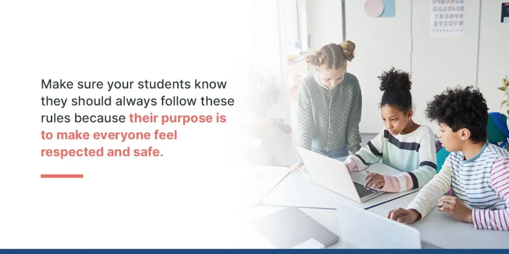 How to Create an Inclusive Classroom make students follow steps