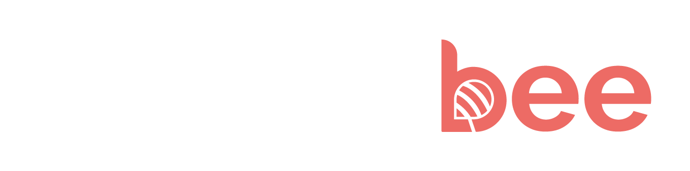 lessonbee white logo transparent